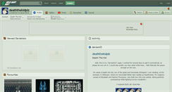 Desktop Screenshot of deaththekidplz.deviantart.com