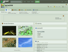 Tablet Screenshot of karma2008.deviantart.com