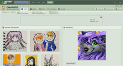 Desktop Screenshot of ciarawolf13.deviantart.com