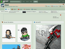 Tablet Screenshot of nikshi.deviantart.com