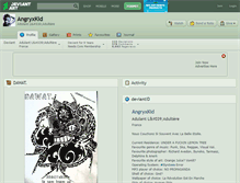 Tablet Screenshot of angryxkid.deviantart.com