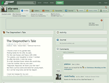 Tablet Screenshot of ella-vere.deviantart.com