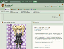 Tablet Screenshot of dark3nangel.deviantart.com