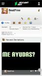 Mobile Screenshot of beatfree.deviantart.com