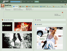 Tablet Screenshot of beatfree.deviantart.com