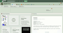 Desktop Screenshot of msrubberduck.deviantart.com