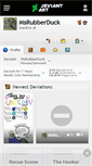 Mobile Screenshot of msrubberduck.deviantart.com