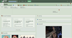 Desktop Screenshot of feunos.deviantart.com