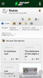 Mobile Screenshot of feunos.deviantart.com