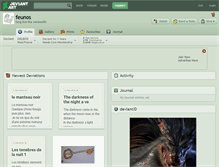 Tablet Screenshot of feunos.deviantart.com