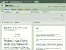 Tablet Screenshot of crazylight36.deviantart.com