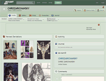 Tablet Screenshot of chriszarichansky.deviantart.com