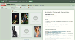 Desktop Screenshot of model-bank.deviantart.com