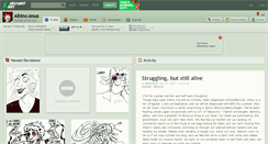Desktop Screenshot of albinojesus.deviantart.com