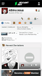 Mobile Screenshot of albinojesus.deviantart.com
