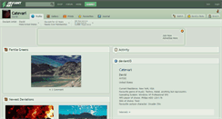 Desktop Screenshot of catevari.deviantart.com