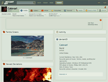 Tablet Screenshot of catevari.deviantart.com