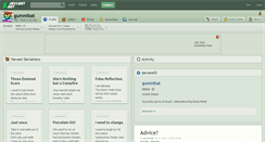Desktop Screenshot of gummibat.deviantart.com