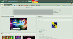 Desktop Screenshot of hellfirekitsune.deviantart.com