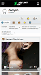 Mobile Screenshot of damyno.deviantart.com