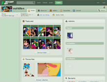 Tablet Screenshot of mxf4life.deviantart.com