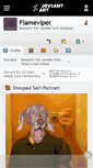 Mobile Screenshot of flameviper.deviantart.com