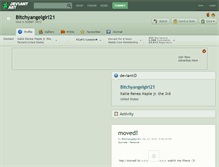 Tablet Screenshot of bitchyangelgirl21.deviantart.com
