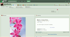 Desktop Screenshot of nakedrunner.deviantart.com