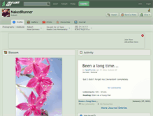 Tablet Screenshot of nakedrunner.deviantart.com