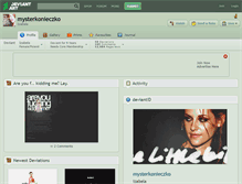 Tablet Screenshot of mysterkonieczko.deviantart.com