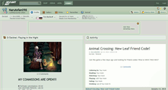 Desktop Screenshot of narutofan098.deviantart.com