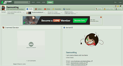 Desktop Screenshot of daemonking.deviantart.com