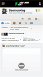 Mobile Screenshot of daemonking.deviantart.com