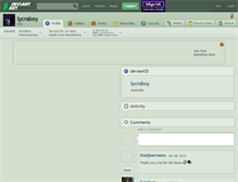 Tablet Screenshot of lycraboy.deviantart.com