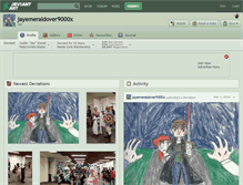 Tablet Screenshot of jayemeraldover9000x.deviantart.com