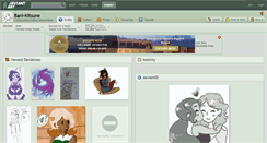 Desktop Screenshot of bani-kitsune.deviantart.com