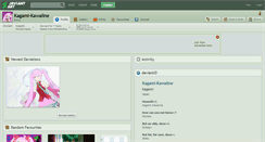 Desktop Screenshot of kagami-kawaiine.deviantart.com