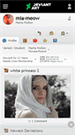 Mobile Screenshot of mia-meow.deviantart.com