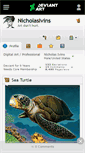 Mobile Screenshot of nicholasivins.deviantart.com