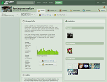 Tablet Screenshot of fantasymermaids.deviantart.com