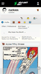 Mobile Screenshot of cuckoos.deviantart.com