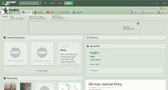 Desktop Screenshot of korgfal.deviantart.com