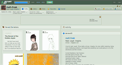 Desktop Screenshot of math-freak.deviantart.com