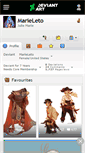 Mobile Screenshot of marieleto.deviantart.com