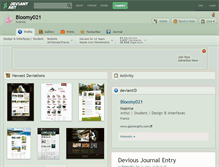 Tablet Screenshot of bloomy021.deviantart.com