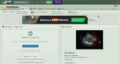 Desktop Screenshot of mionofdeath.deviantart.com