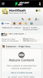 Mobile Screenshot of mionofdeath.deviantart.com