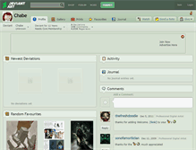 Tablet Screenshot of chabe.deviantart.com