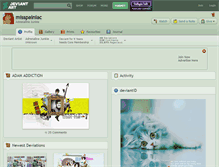 Tablet Screenshot of misspainiac.deviantart.com