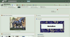 Desktop Screenshot of marinamoon.deviantart.com